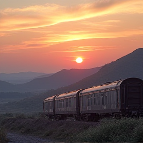 The early morning train