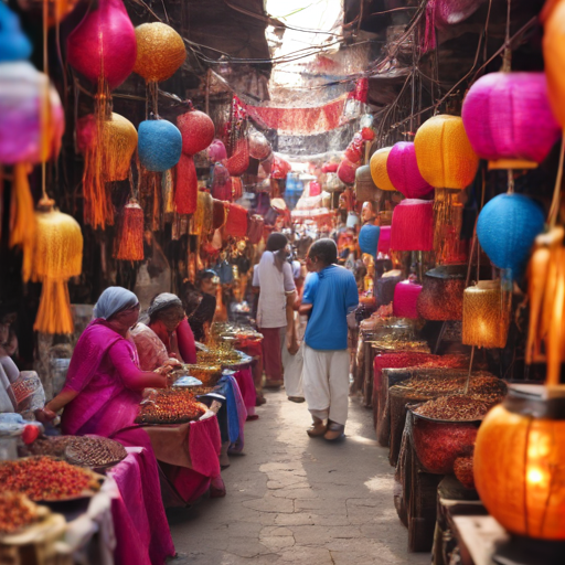 Moonlit Bazar