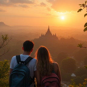 Sunrise in Thailand