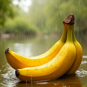 raining bananas