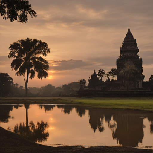 Twilight in Phnom Penh