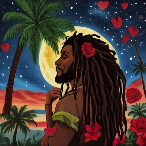 Rastaman Love in the Moonlight