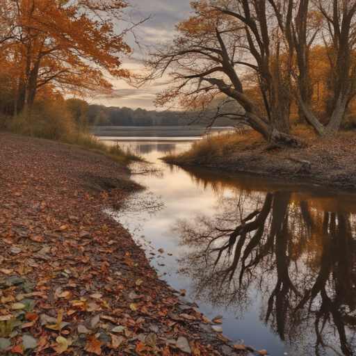 On the river bank