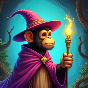 Monkey Wizard King