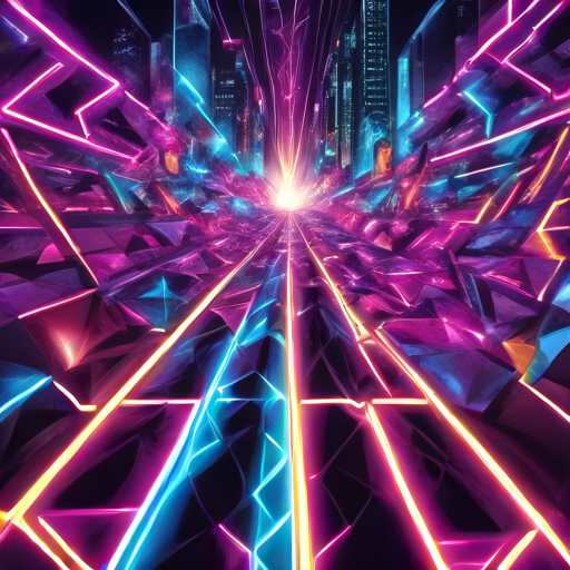 Marble Neon Race