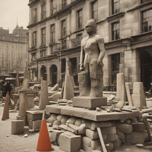 Sur la place du marché