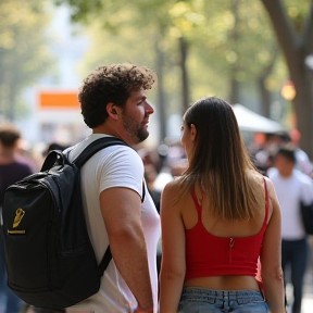 Sur la place du marché