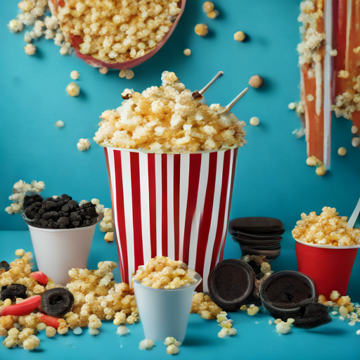 Popcorn and Oreos