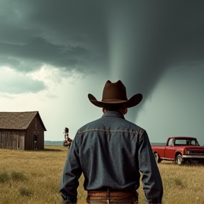 Roping & Riding a Texas Tornado