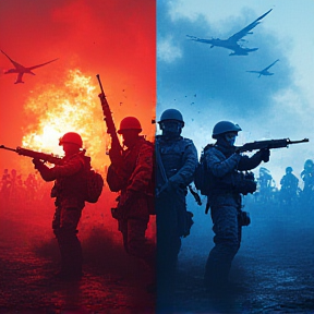 Red vs blue 