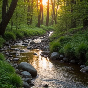 Erinnerung an den Bach