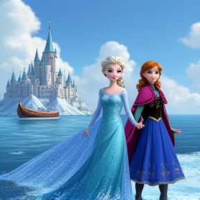 Reine des Neiges et Vaiana