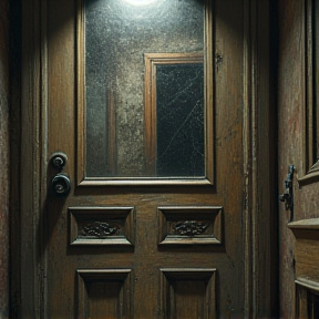 the door