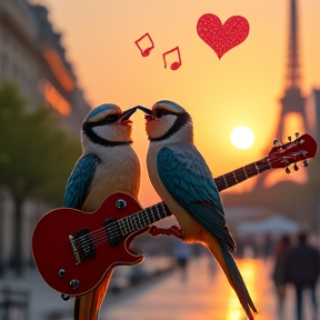 Love Birds in Paris