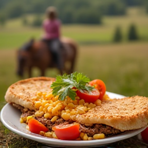 A Horse Apiece and Kayla’s Hamburger Dip