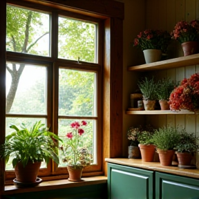 Grocery flower store