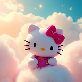 "Hello Kitty’s Dreamy Clouds" 