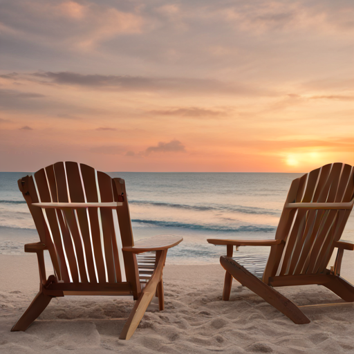 sulla spiaggia al tramonto