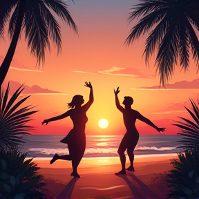 Dancing in the Sunset