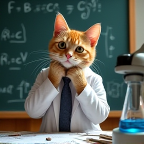 The Accidental Scientist Cat