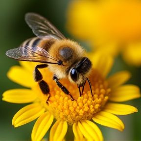 Abejas en acción