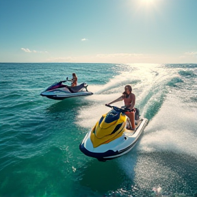 Girls on Jet Skis