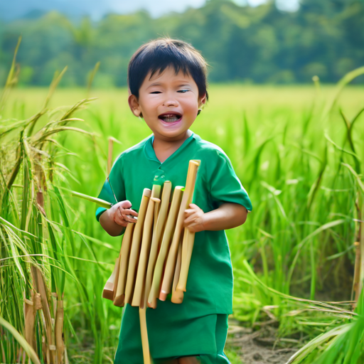 Bermain di Sawah