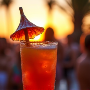 Caipiriña en la playa