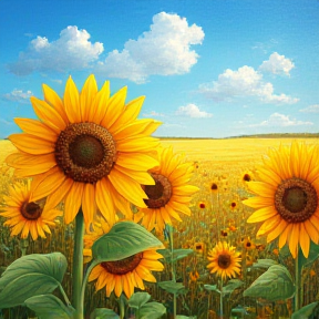  Entre Girasoles