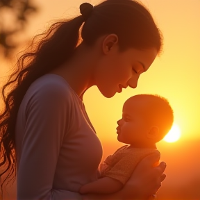 Mãe você é minha luz