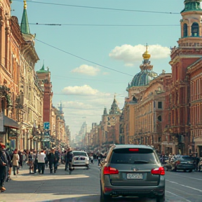 Поп автостопом по Москве