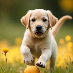 Waylon The Crazy Yellow Lab