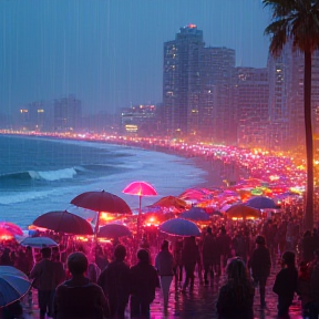 Lluvia en la Arena