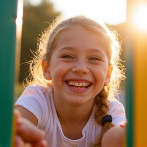 Anni am Spielplatz