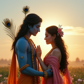 "Eternal Love of Radha Krishna"