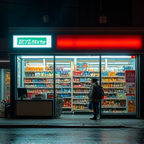 便利店雨声