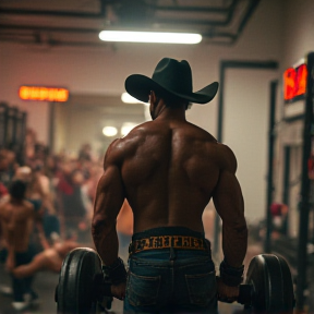 Tyson and Lee at the Gym