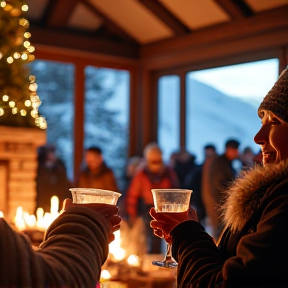 Apres Ski Party bei Robert aber alle sind im Bett