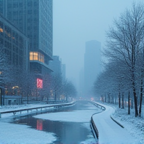 《霓虹碎雪》