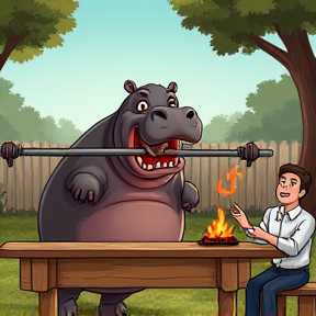 Barbecue Hippo