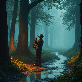 Forest Rain Serenade