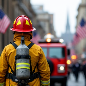 Ein Hoch der Feuerwehr