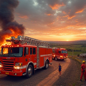 Ein Hoch der Feuerwehr