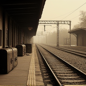 départ du train