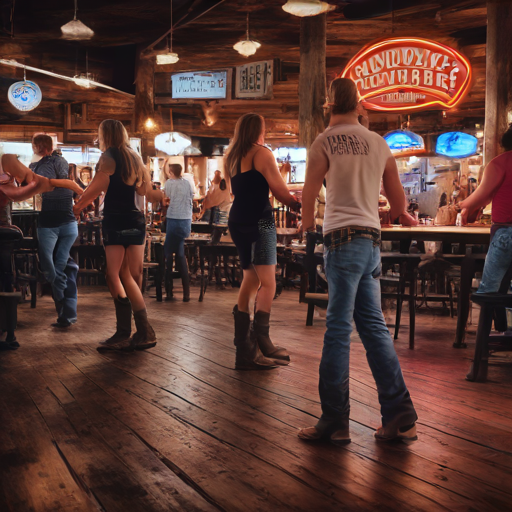 barefoot on the bar