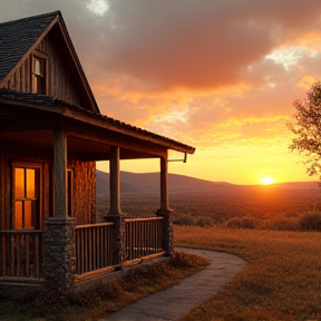 The Old Barn's Light