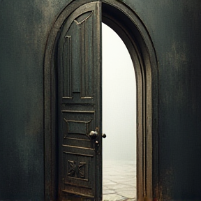 the door