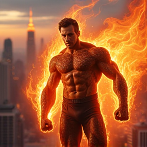 Human Torch vs The Thing