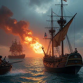 Battle on Blazing Sails