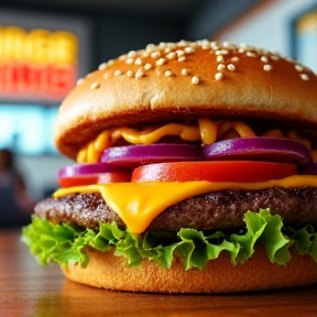 Hamburguesa en Burger King